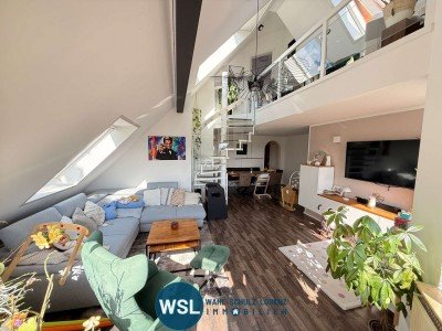 Hauptbild Wohnen mit Weitblick - tolle 4-Zimmer-Maisonette mit offener Galerie und Balkon in Filderstadt